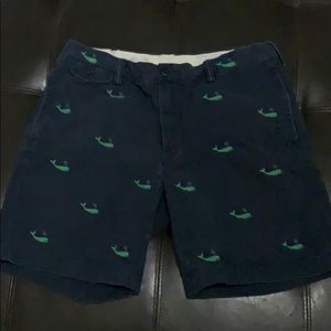 Ralph Lauren Polo shorts navy with green whales